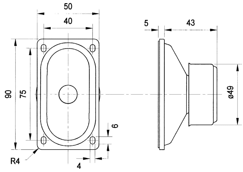 Visaton Built-In Speaker