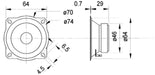 Visaton Conus Tweeter 5 cm (2&quot;) 8 Ohm