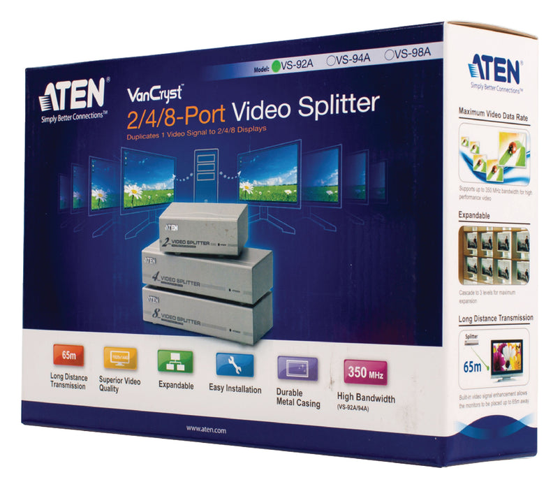 Aten 2-Port VGA Video Splitter (350 MHz)