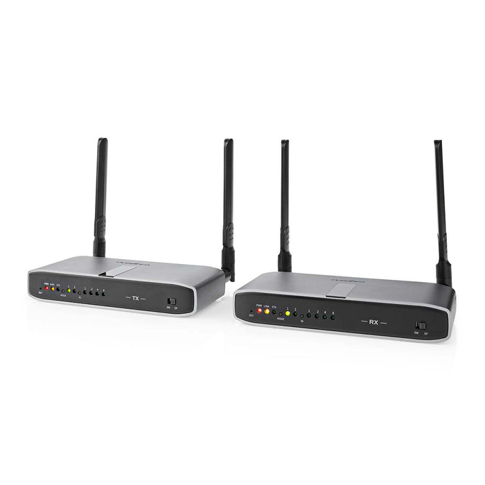 Nedis Wireless HDMI Transmitter - Wi-Fi, 5.15 - 5.85 MHz, 100.0 m (line of sight), ABS - Anthracite