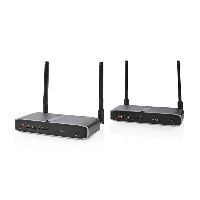 Nedis Wireless HDMI Transmitter - Wi-Fi, 5.15 - 5.85 MHz, 100.0 m (line of sight), ABS - Anthracite