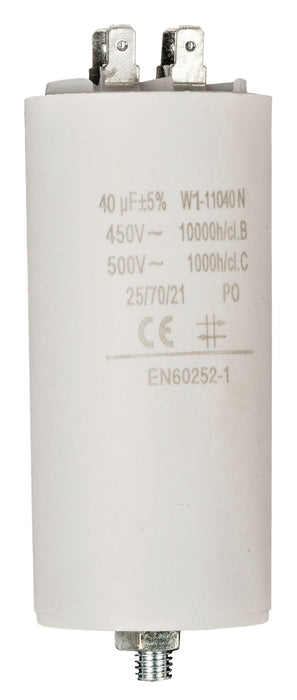 No Brand Capacitor 40.0uf / 450 v + Aarde