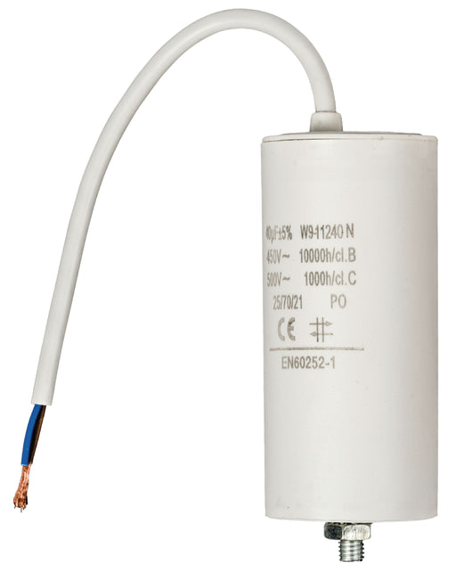 No Brand Capacitor 40.0uf / 450 V + cable