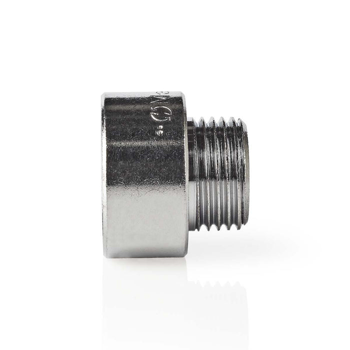 Nedis Hose Connector - 3/4&#039;&#039;, 1/2&#039;&#039;, Metal, Metal - Silver