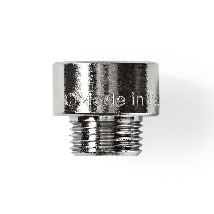 Nedis Hose Connector - 3/4&#039;&#039;, 1/2&#039;&#039;, Metal, Metal - Silver