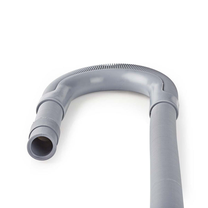 Nedis Outlet Hose - 21 mm, 19 mm, 1.5 Bar, Application: Dish / Washing Machine - Grey