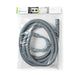 Nedis Outlet Hose - 21 mm, 19 mm, 1.5 Bar, Application: Dish / Washing Machine - Grey