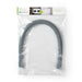 Nedis Extendable Outlet Hose - 24/19 mm, 29/22 mm, 0.5 Bar, PVC - Grey