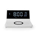 Nedis Alarm clock with wireless charging - Qi certified, 5 / 7.5 / 10 / 15 W, USB-A Male, 2 Alarm Times - Snooze function