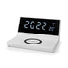 Nedis Alarm clock with wireless charging - Qi certified, 5 / 7.5 / 10 / 15 W, USB-A Male, 2 Alarm Times - Snooze function