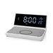 Nedis Alarm clock with wireless charging - Qi certified, 5 / 7.5 / 10 / 15 W, USB-A Male, 2 Alarm Times - Snooze function