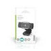 Nedis Webcam - 2K@30fps, Auto Focus, Built-In Microphone, Built-In Microphone - Black