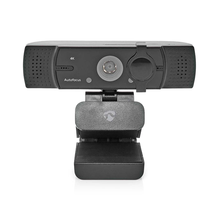 Nedis Webcam - Full HD@60fps / 4K@30fps, Auto Focus, Built-In Microphone, Built-In Microphone - Black