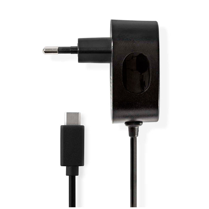 Nedis Wall Charger - 1x 3.0 A, Number of outputs: 1, USB-C (Fixed) Cable, 15 W - Single Voltage Output