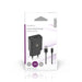 Nedis Wall Charger - 5 W, Quick charge feature, 1.0 A, 1.00 m - Single Voltage Output