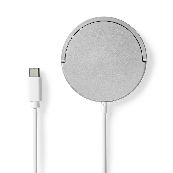 Nedis Wireless Charger - Stand, 5 / 7.5 / 10 / 15 W, 1.0 / 1.1 / 1.67 / 2 A, USB Type-C - 1.00 m