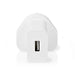 Nedis Wall Charger - 12 W, Quick charge feature, 1x 2.4 A, USB-A - Single Voltage Output