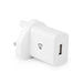 Nedis Wall Charger - 12 W, Quick charge feature, 1x 2.4 A, USB-A - Single Voltage Output