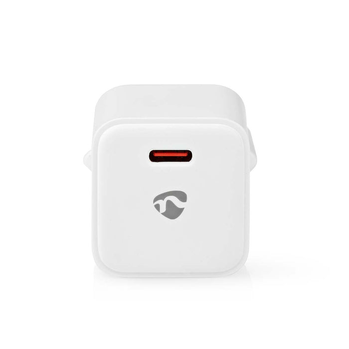 Nedis Wall Charger - 20 W, Quick charge feature, 1.67 / 2.22 / 3.0 A, USB-C - Automatic Voltage Selection