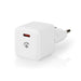 Nedis Wall Charger - 20 W, Quick charge feature, 1.67 / 2.22 / 3.0 A, USB-C - Automatic Voltage Selection