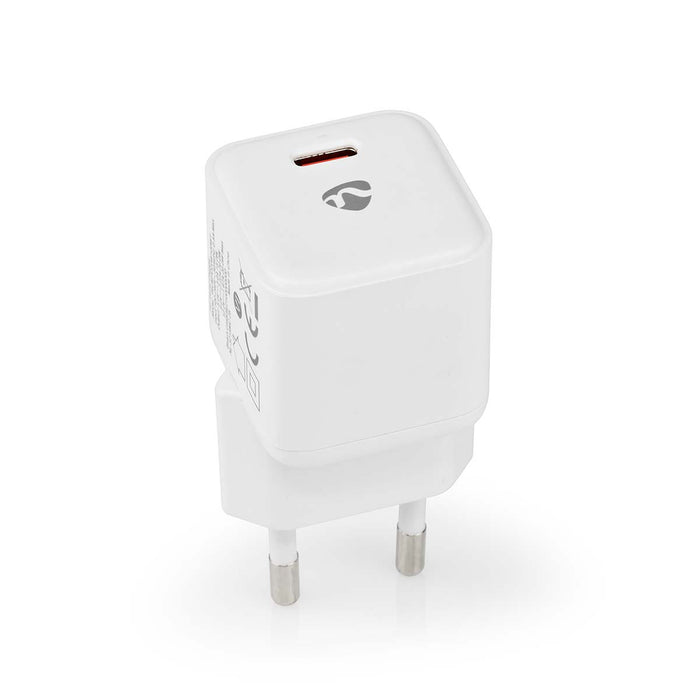 Nedis Wall Charger - 20 W, Quick charge feature, 1.67 / 2.22 / 3.0 A, USB-C - Automatic Voltage Selection