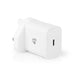 Nedis Wall Charger - 20 W, Quick charge feature, 1.67 / 2.22 / 3.0 A, USB-C - Automatic Voltage Selection