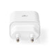 Nedis Wall Charger - 1.67 A / 2.22 A / 3.0 A, Number of outputs: 1, Port type: 1x USB-C, 15 / 20 / 20 W - Automatic Voltage Selection