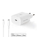 Nedis Wall Charger - 1.67 A / 2.22 A / 3.0 A, Number of outputs: 1, Port type: 1x USB-C, 15 / 20 / 20 W - Automatic Voltage Selection