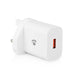 Nedis Wall Charger - 18 W, Quick charge feature, 3.0 A, USB-A - Automatic Voltage Selection