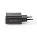 Nedis Wall Charger - 1.5 A / 2.0 A / 2.5 A / 3.0 A, Number of outputs: 1, Port type: 1x USB-C, 15 / 27 / 30 / 32 W - Automatic Voltage Selection