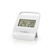 Nedis Digital Thermometer - Indoor, Indoor temperature, Indoor humidity, Indoor humidity - White