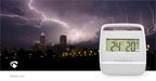 Nedis Digital Thermometer - Indoor, Indoor temperature, Indoor humidity, Indoor humidity - White