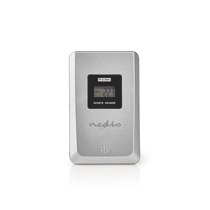 Nedis Weather Station - Indoor & Outdoor, Including wireless weather sensor, Weather forecast, LCD Display - Alarm clock function