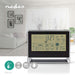 Nedis Weather Station - Indoor & Outdoor, Including wireless weather sensor, Weather forecast, Backlight LCD Display - Alarm clock function