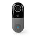 Nedis SmartLife Video Doorbell - Wi-Fi, Transformer, Full HD 1080p, Night vision - Black / Grey