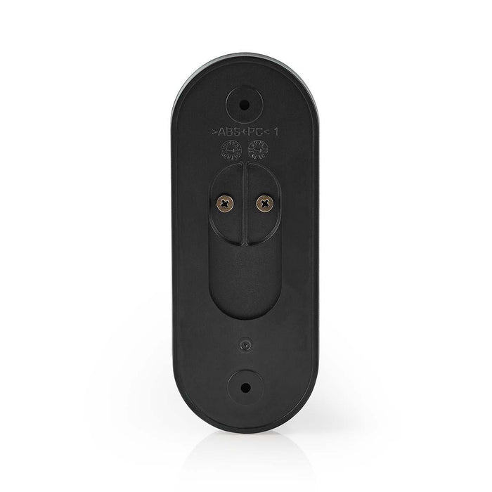 Nedis SmartLife Video Doorbell - Wi-Fi, Transformer, Full HD 1080p, Night vision - Black / Grey