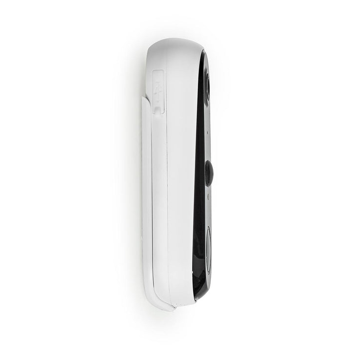 Nedis SmartLife Video Doorbell - Wi-Fi, Battery Powered, HD 720p, Night vision - White