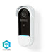 Nedis SmartLife Video Doorbell - Wi-Fi, Battery Powered / Transformer, Full HD 1080p, Night vision - White