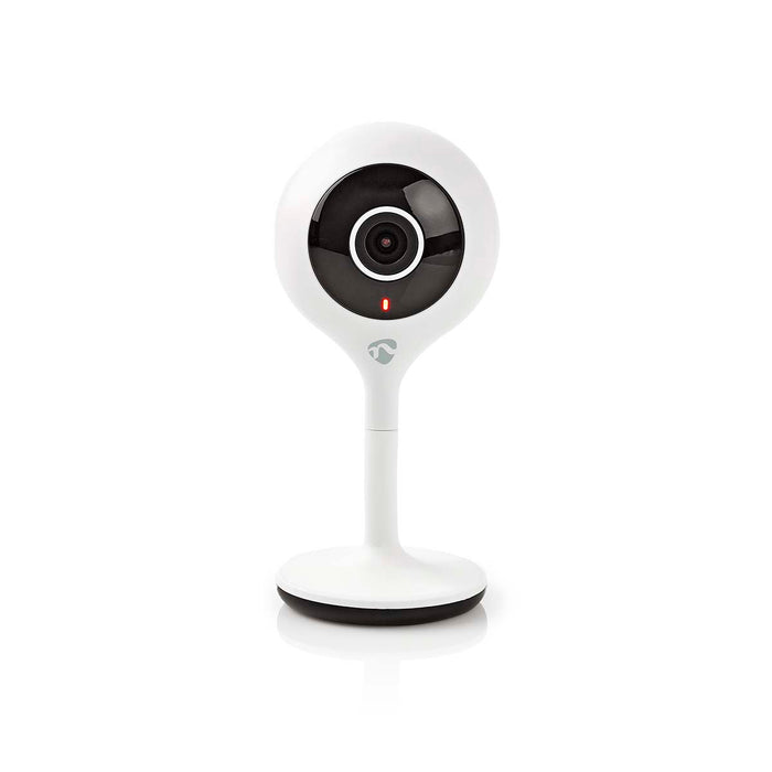 Nedis SmartLife Indoor Camera - Wi-Fi, Full HD 1080p, Cloud Storage (optional) / microSD (not included), Night vision - White