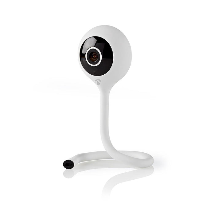 Nedis SmartLife Indoor Camera - Wi-Fi, Full HD 1080p, Cloud Storage (optional) / microSD (not included), Night vision - White