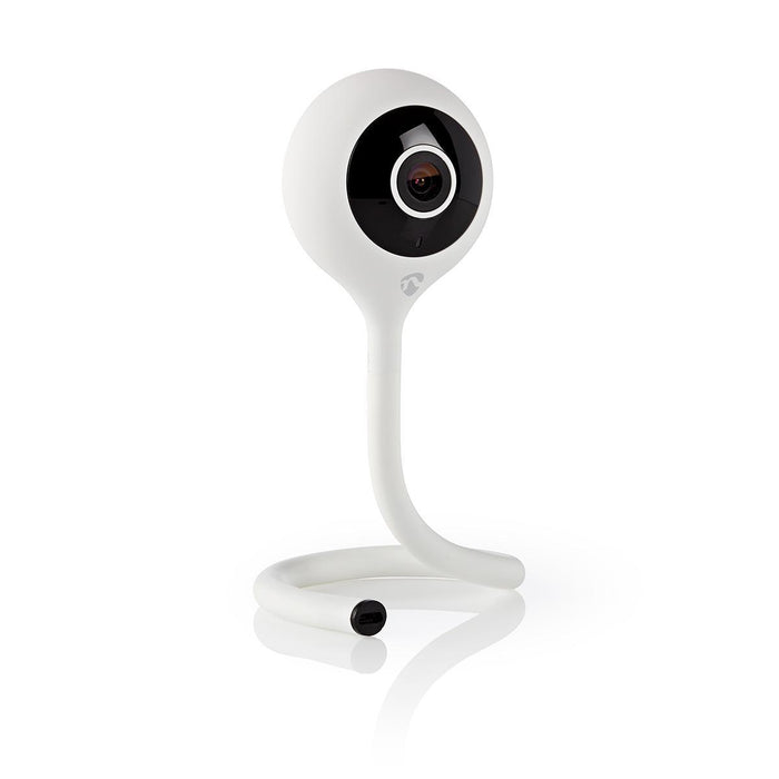 Nedis SmartLife Indoor Camera - Wi-Fi, Full HD 1080p, Cloud Storage (optional) / microSD (not included), Night vision - White