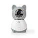 Nedis SmartLife Indoor Camera - Wi-Fi, Full HD 1080p, Pan tilt, Night vision - Grey / White