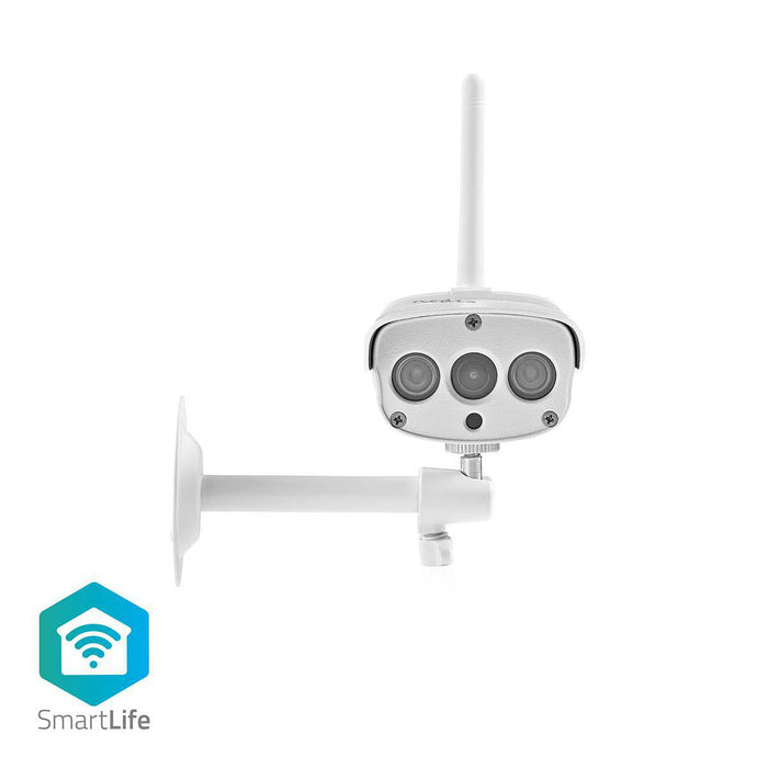 Nedis SmartLife Outdoor Camera - Wi-Fi, Full HD 1080p, IP67, Night vision - White