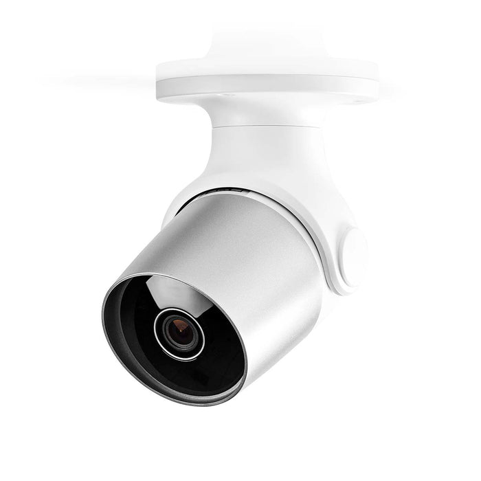 Nedis SmartLife Outdoor Camera - Wi-Fi, Full HD 1080p, IP65, Night vision - Silver / White