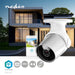 Nedis SmartLife Outdoor Camera - Wi-Fi, Full HD 1080p, IP65, Night vision - Silver / White