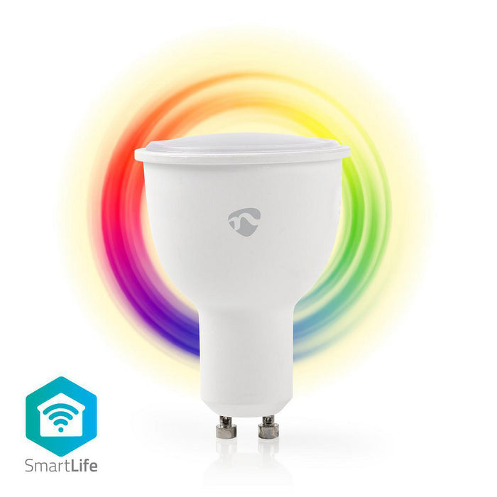 Nedis SmartLife Full Colour LED Bulb - Wi-Fi, GU10, 380 lm, PAR16 - 1 pcs