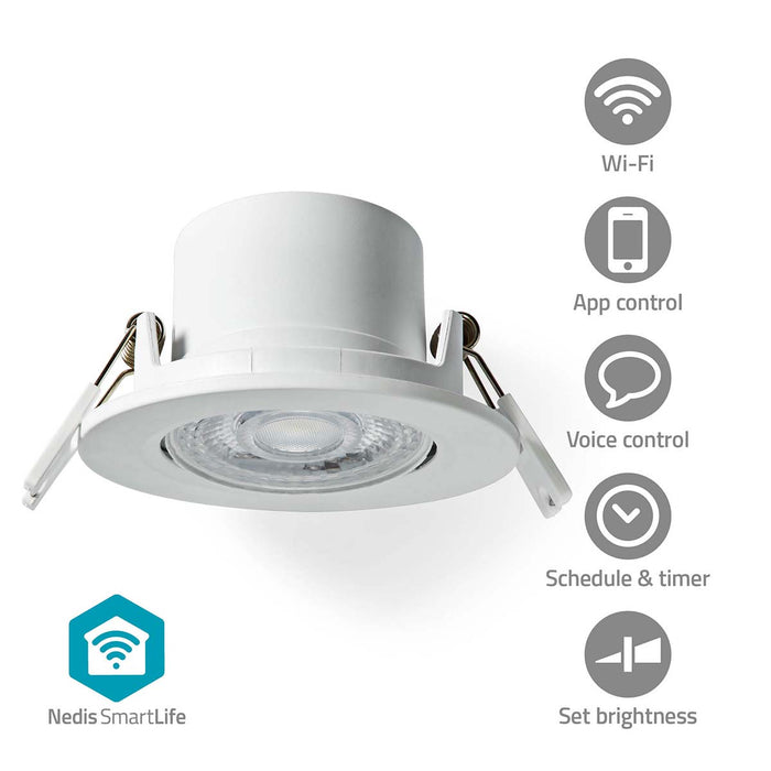 Nedis SmartLife Ceiling Light - Wi-Fi, Warm to Cool White, Round, Energy class: F - Android / IOS