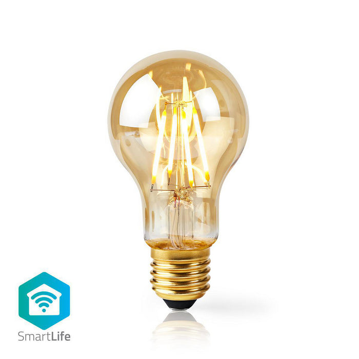 Nedis SmartLife LED Filament Bulb - Wi-Fi, E27, 500 lm, A60 - 1 pcs