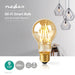 Nedis SmartLife LED Filament Bulb - Wi-Fi, E27, 500 lm, A60 - 1 pcs