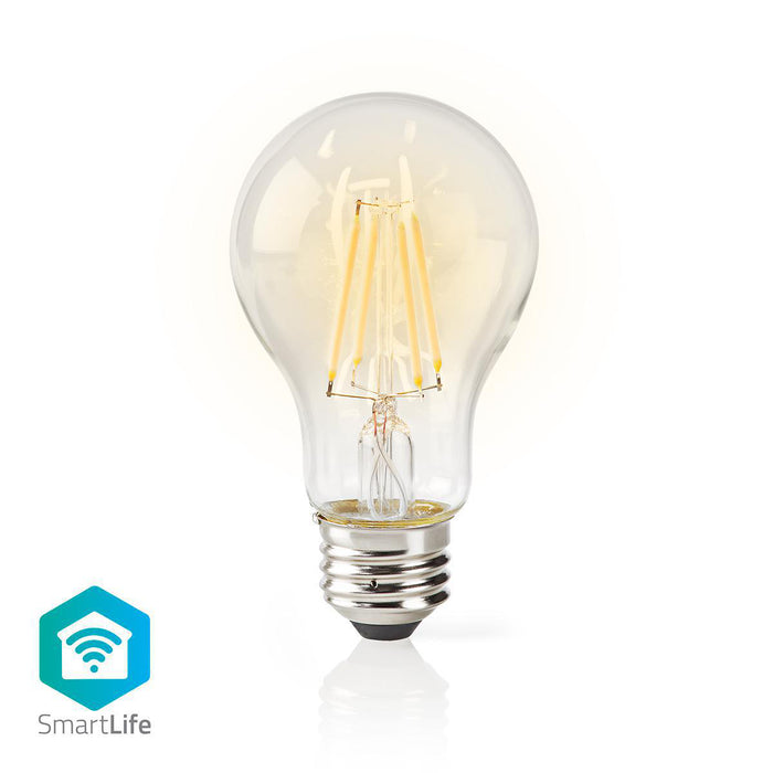 Nedis SmartLife LED Filament Bulb - Wi-Fi, E27, 500 lm, A60 - 1 pcs